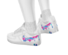 m. pink or blue sneakers