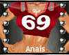 !A!Xxl Red 69's Up