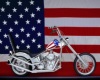 Harley & USA Flag