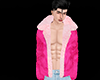 Stole fur pink male
