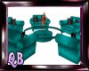 teal couch