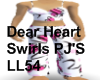 Dear Hearts Swirls PJ'S
