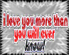 love more then you know