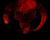 Large Red Skull Light