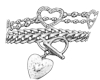 Louise (R) Hrt Bracelets