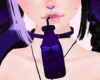 Dark Purple Milk Bottle~
