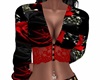Red/Black Rose Lace