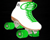 70s Roller Skates Grn F