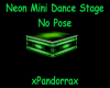 Neon Mini Dance Stage