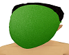 solid green mask no eyes