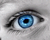 ojo azul grisaceo