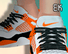 Black Orange Sneakers M