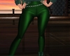 TJ Green Leather Pants