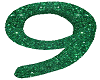 sparkly green 9