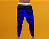 Blue Tiger Stripe PJ Pants (M)