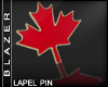 B| Canadian Lapel Pin