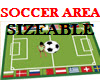 SOCCER AREA SIZEABLE