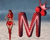 "M" Party Balloon