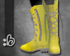 :B Yellow vintage boots