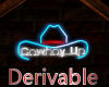 Cowboy Up Neon Sign