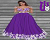 Snowflake Gown purple