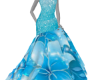Blue Lily Wedding Gown