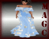 Blue spring/easter gown