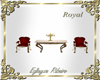 Royal chairs + table