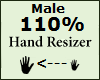 Hand Scaler 110% Male