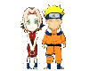 Sakura and Naruto