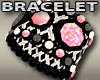 Pink And Black Bracelets