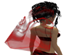 Red Wedding Veil