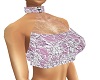 Halter pink lace