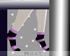l.M.l purple*black socks