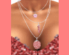 *Necklace Diamants Roses