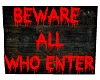 beware youtube sign