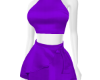 Satin Purple Shorts