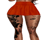 Skirt Orange /w Tattoo