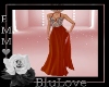 !E! Red Earth Gown