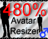 *M* Avatar Scaler 480%