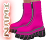 Zip Boot Pink NEO Green