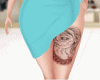 $ Dress Cleavage Blue