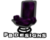 PB Purple 6 Pose Chair