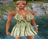 Apple Green Short Dress