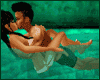 Beach Swim kiss Animated