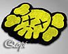 Yellow Kaws Rugs