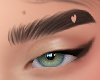 eyebrow  heart