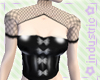 Black corset with bows