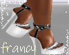 Andra white heels