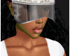 white bling visor